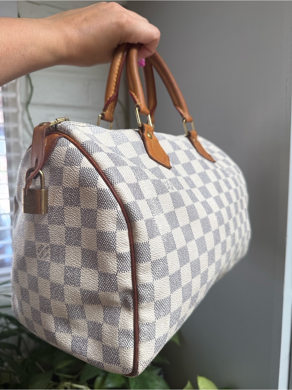 Louis Vuitton Damier Azur Speedy 30 - Picture 5 of 17